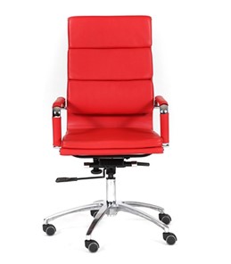 Офисное кресло CHAIRMAN 750 экокожа красная в Подольске - предосмотр 1